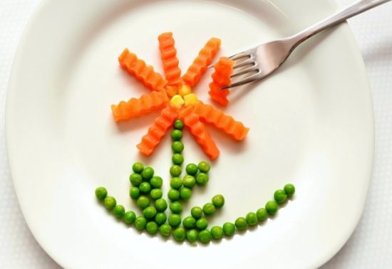 Vegetables on a plate